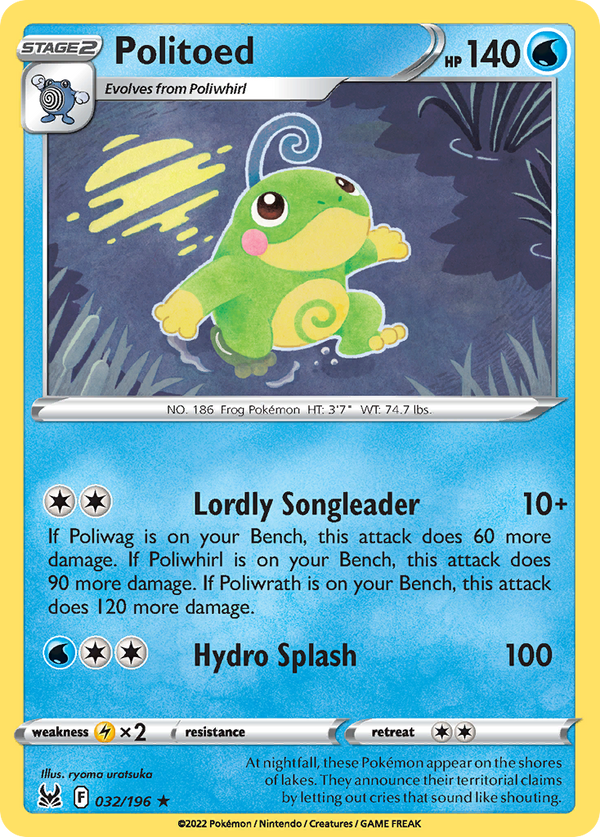 Politoed - Lost Origin SET-32