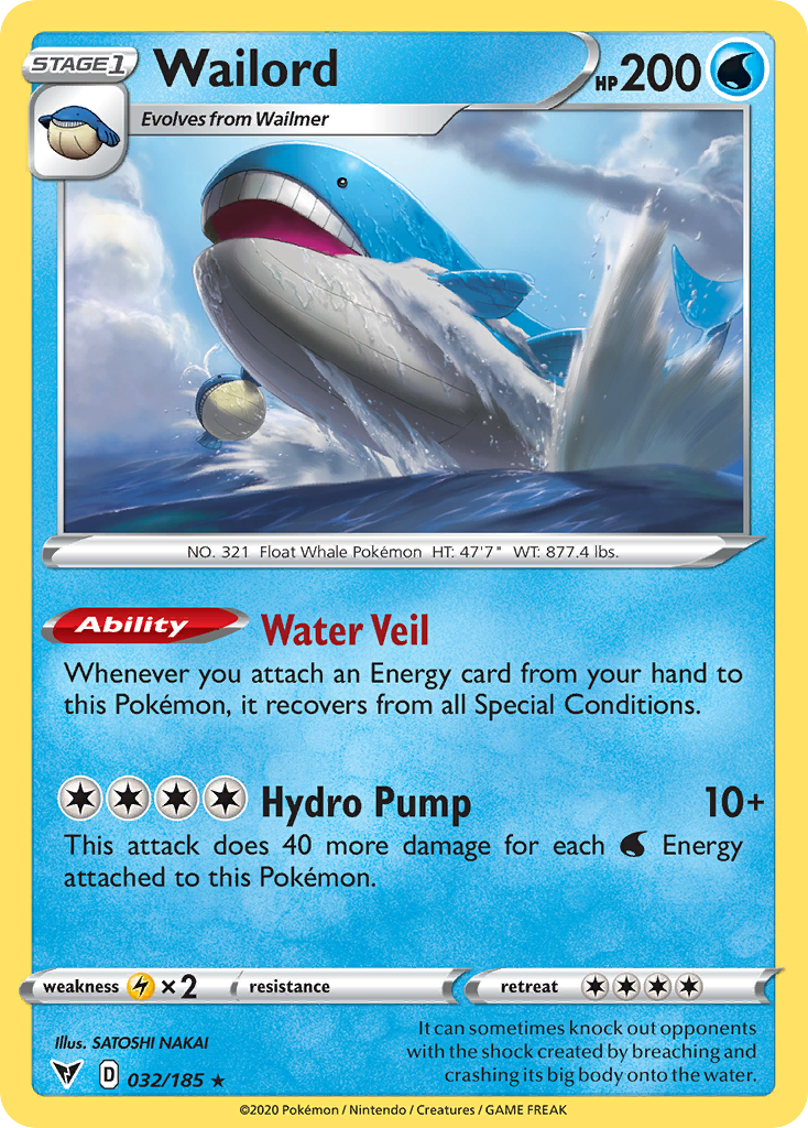 Wailord - Vivid Voltage SET-32