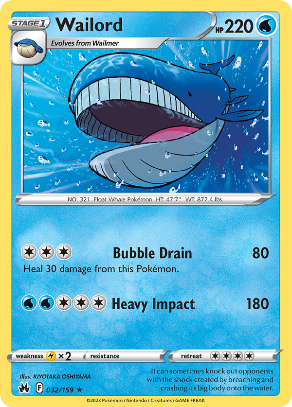 Wailord - Crown Zenith SET-32