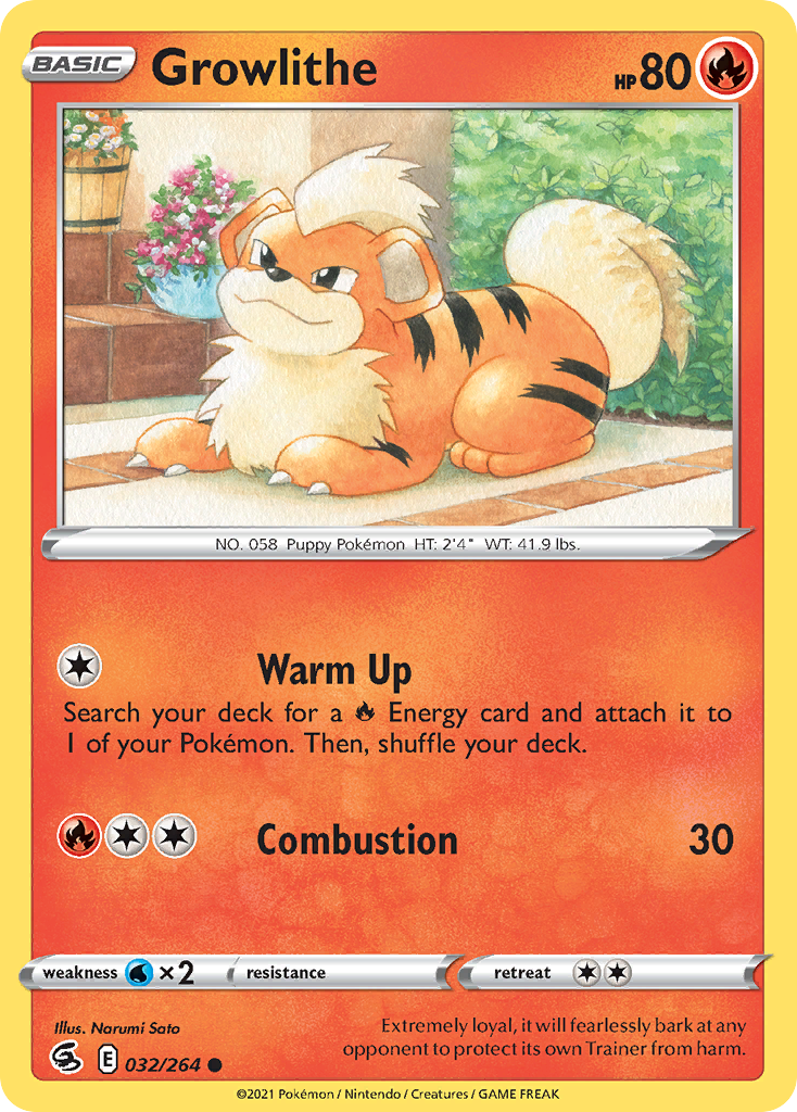 Growlithe - Fusion Strike SET-32
