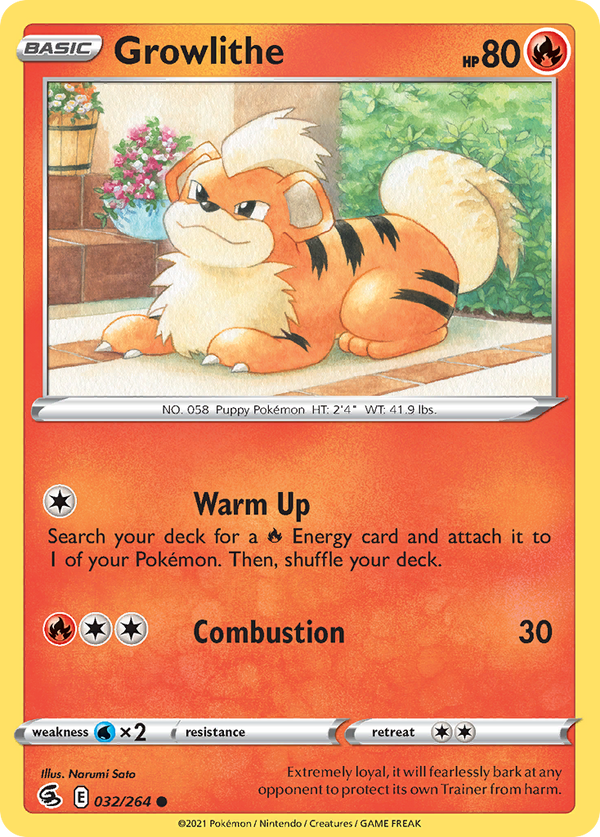 Growlithe - Fusion Strike SET-32