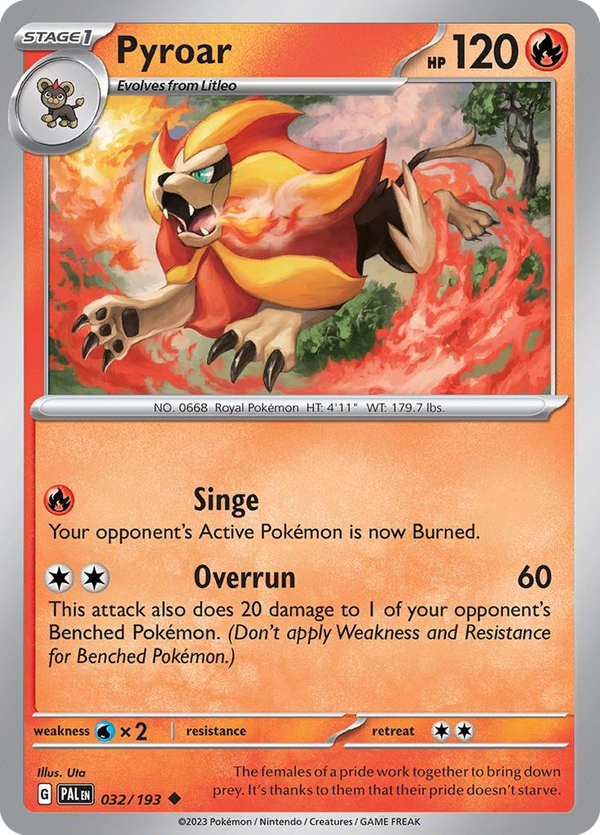Pyroar - Paldea Evolved SET-32