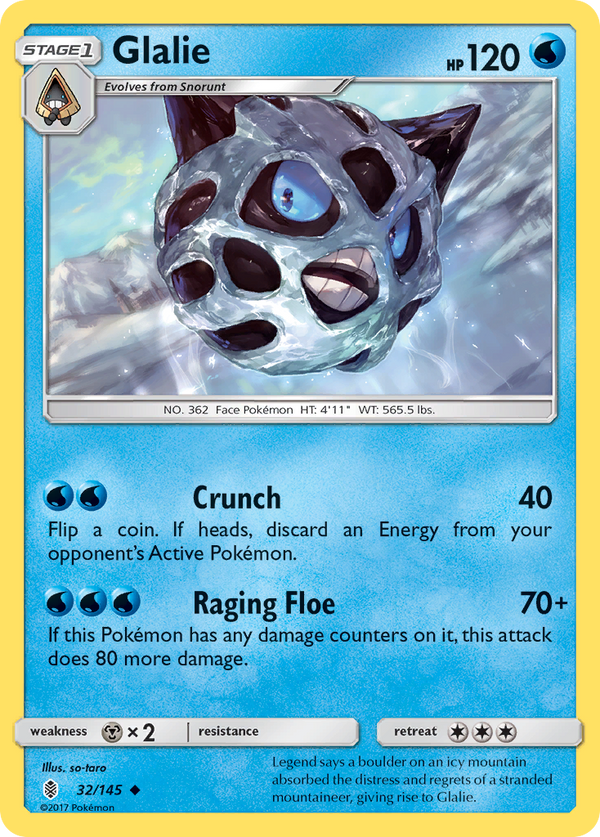 Glalie - Guardians Rising SET-32