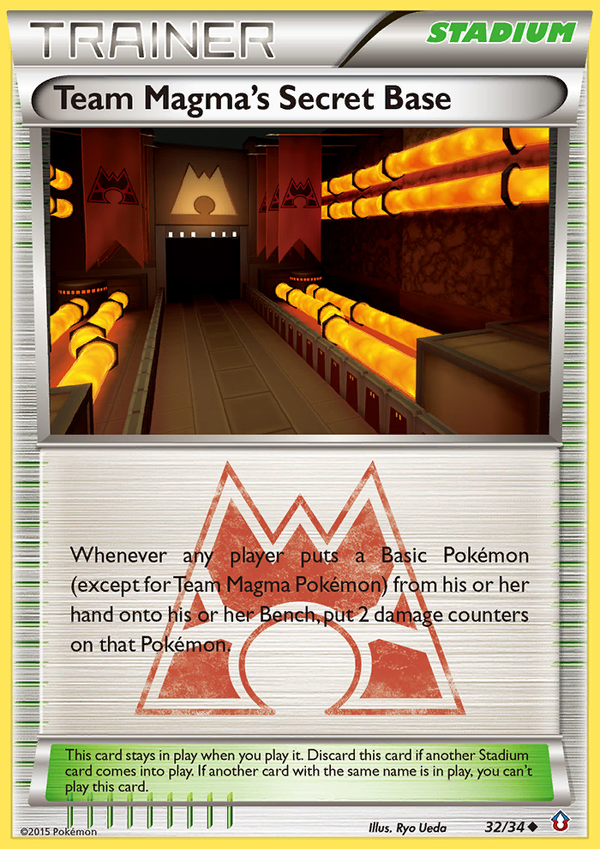 Team Magma's Secret Base - Double Crisis SET-32