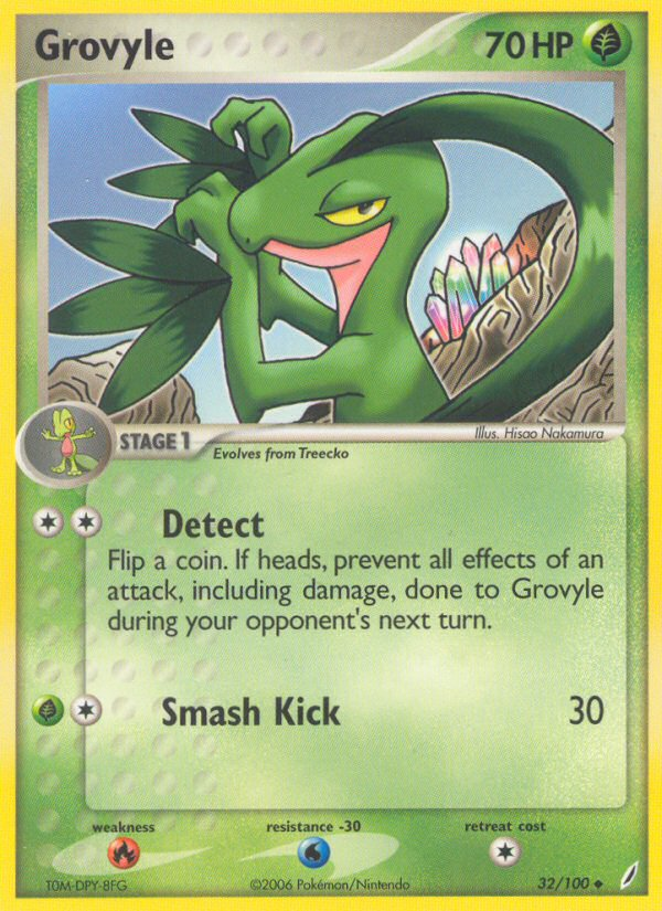 Grovyle - Crystal Guardians SET-32