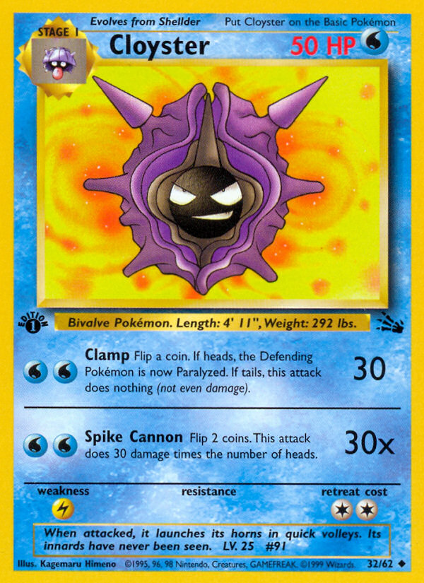 Cloyster - Fossil SET-32
