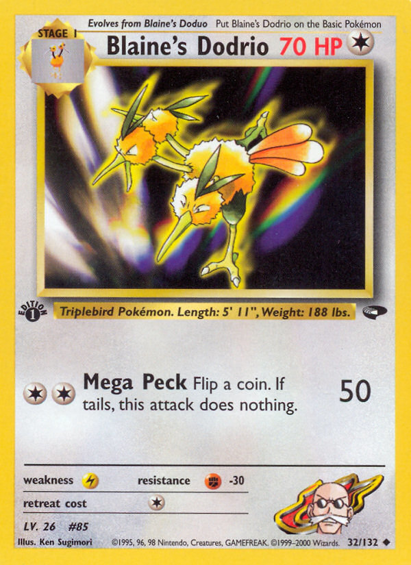 Blaine's Dodrio - Gym Challenge SET-32