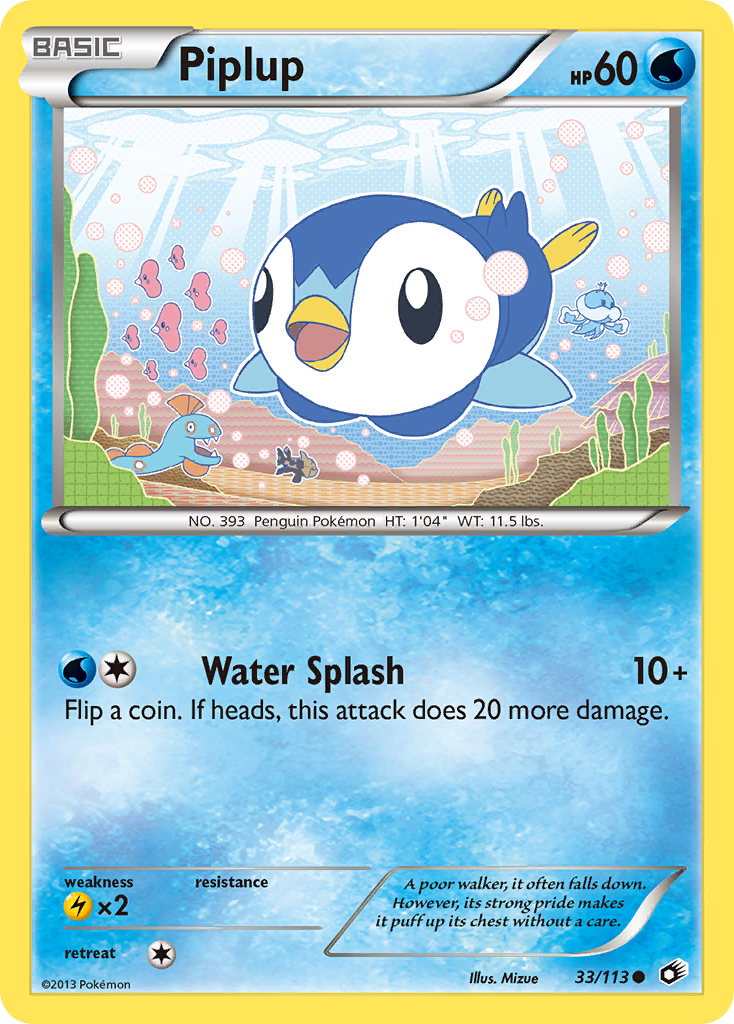 Piplup - Legendary Treasures SET-33