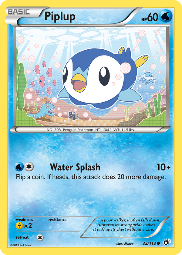 Piplup - Legendary Treasures SET-33
