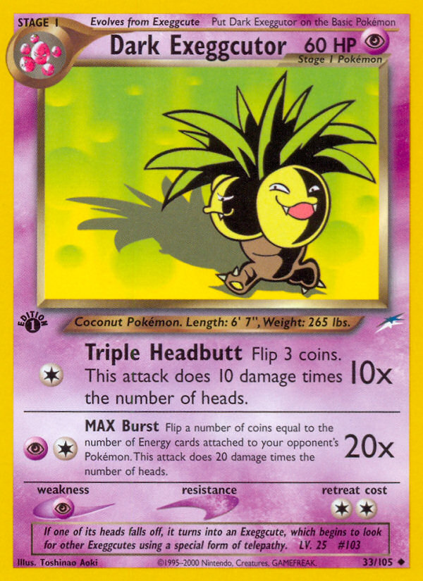 Dark Exeggutor - Neo Destiny SET-33