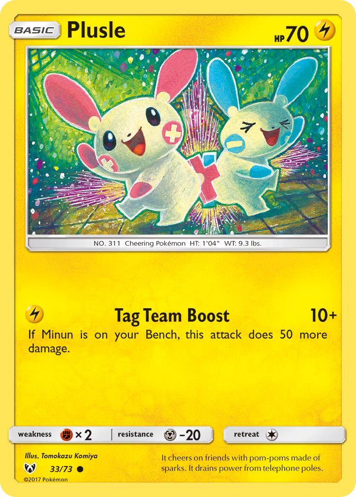 Plusle - Shining Legends SET-33