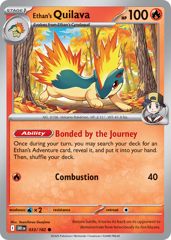 Ethan's Quilava - Destined Rivals SET-33