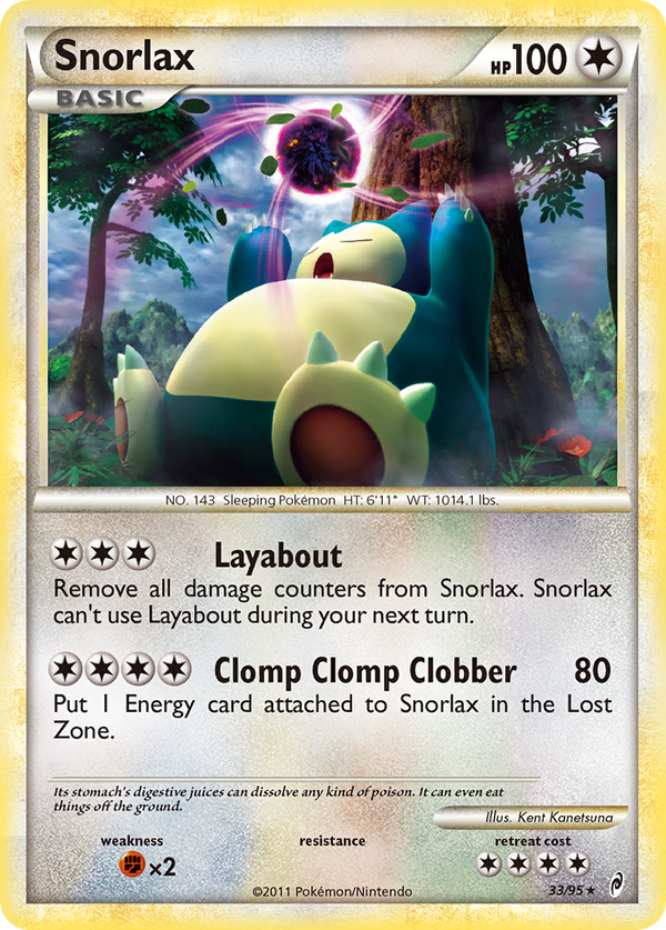Snorlax - Call of Legends SET-33