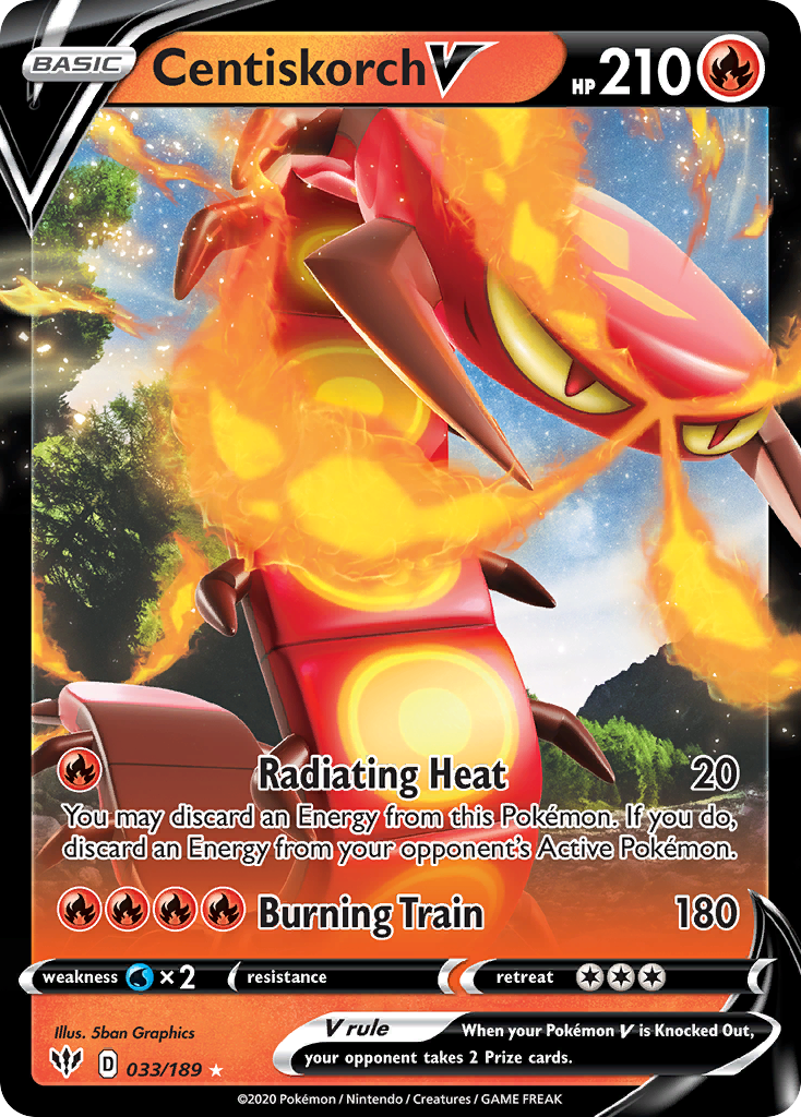 Centiskorch V - Darkness Ablaze SET-33