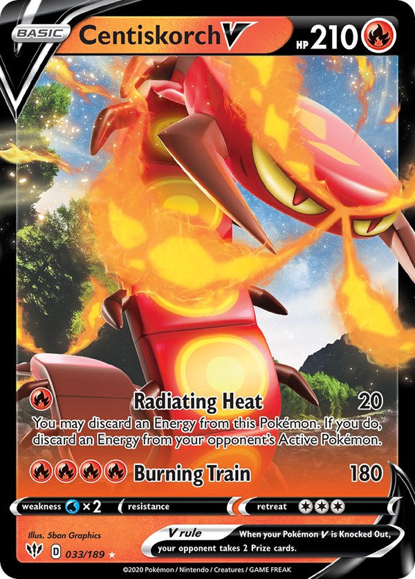 Centiskorch V - Darkness Ablaze SET-33