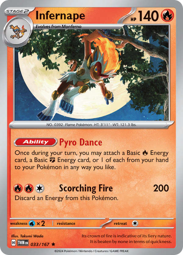 Infernape - Twilight Masquerade SET-33