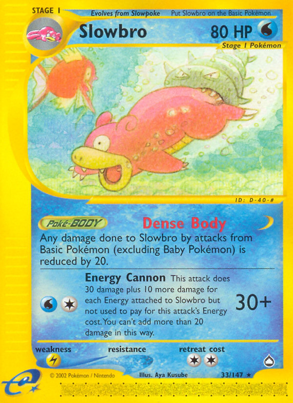 Slowbro - Aquapolis SET-33