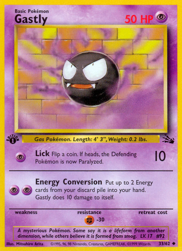 Gastly - Fossil SET-33