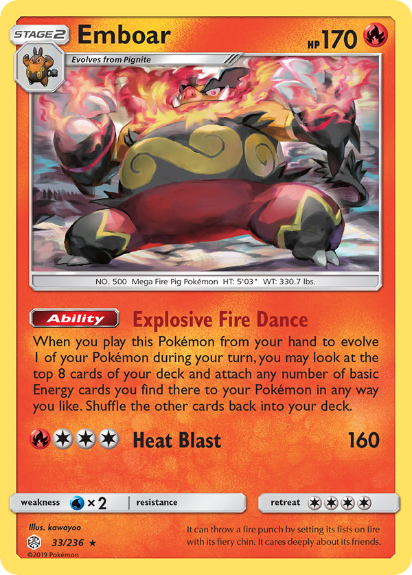 Emboar - Cosmic Eclipse SET-33