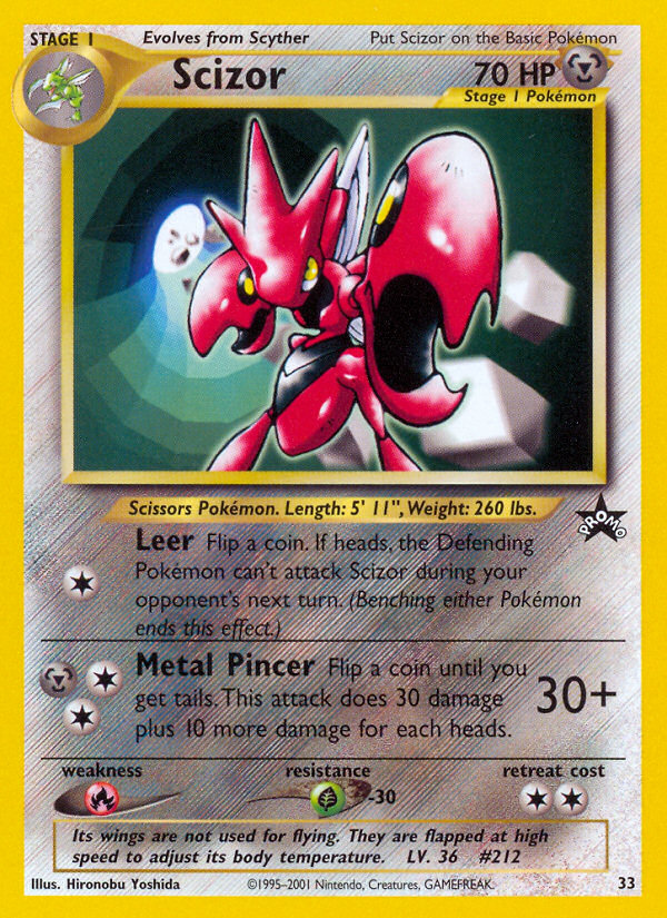 Scizor - Wizards Black Star Promos SET-33