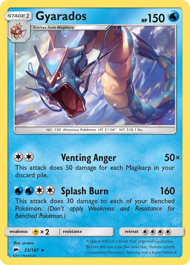 Gyarados - Burning Shadows SET-33