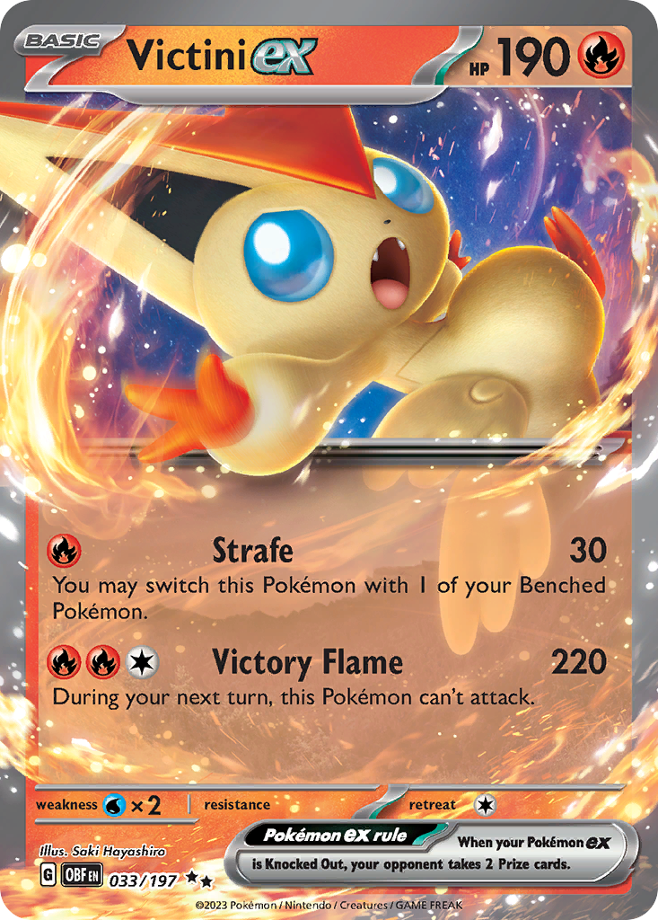 Victini EX - Obsidian Flames SET-33