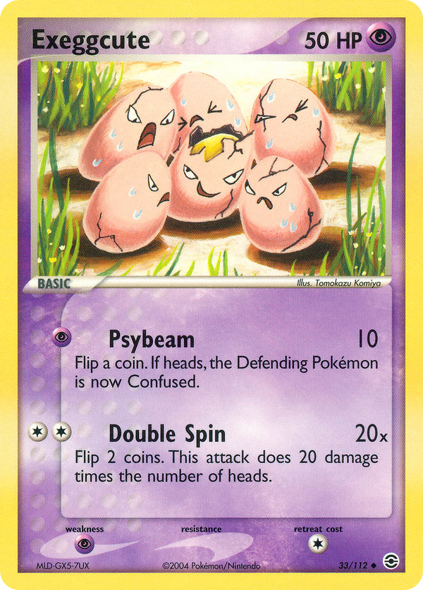 Exeggcute - FireRed & LeafGreen SET-33