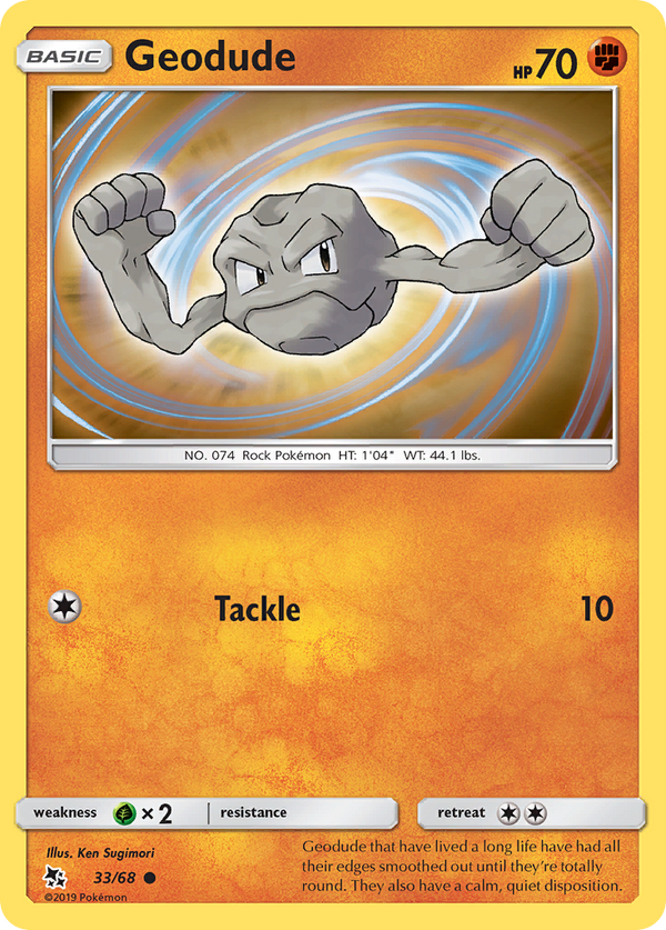 Geodude - Hidden Fates SET-33