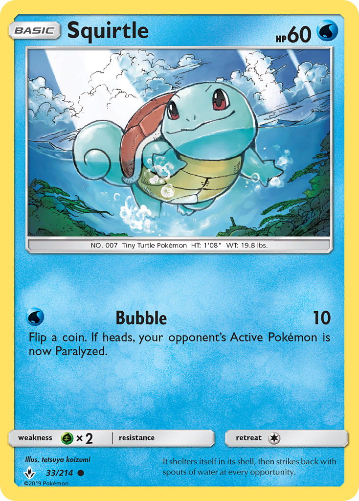 Squirtle - Unbroken Bonds SET-33