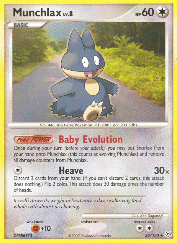 Munchlax - Diamond & Pearl SET-33