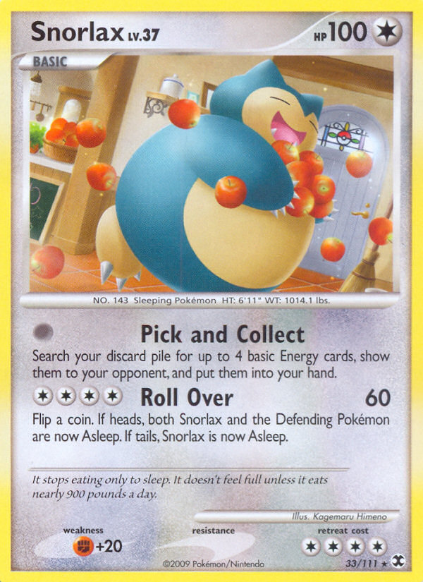 Snorlax - Rising Rivals SET-33