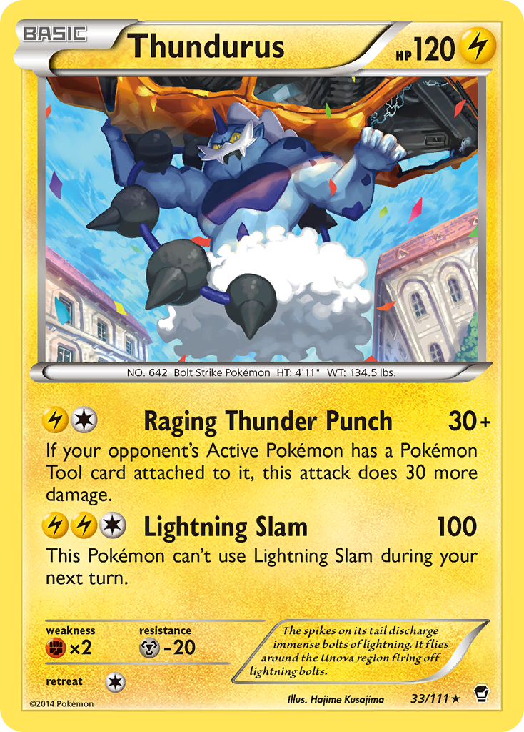 Thundurus - Furious Fists SET-33