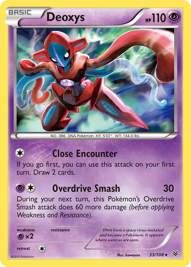 Deoxys - Roaring Skies SET-33