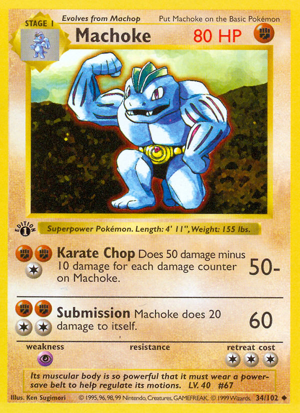 Machoke - Base SET-34