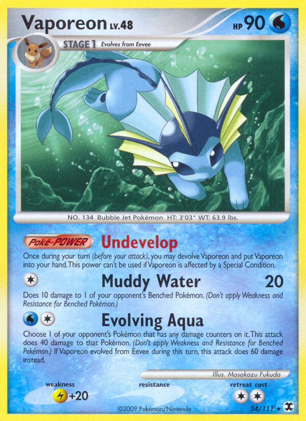 Vaporeon - Rising Rivals SET-34