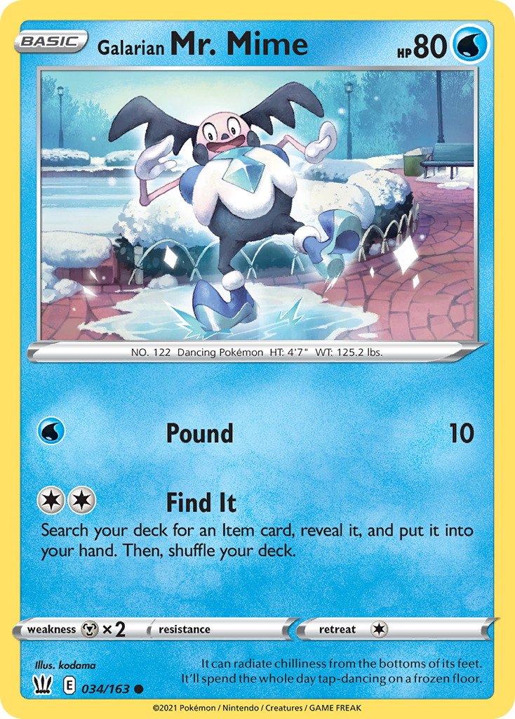 Galarian Mr. Mime - Battle Styles SET-34