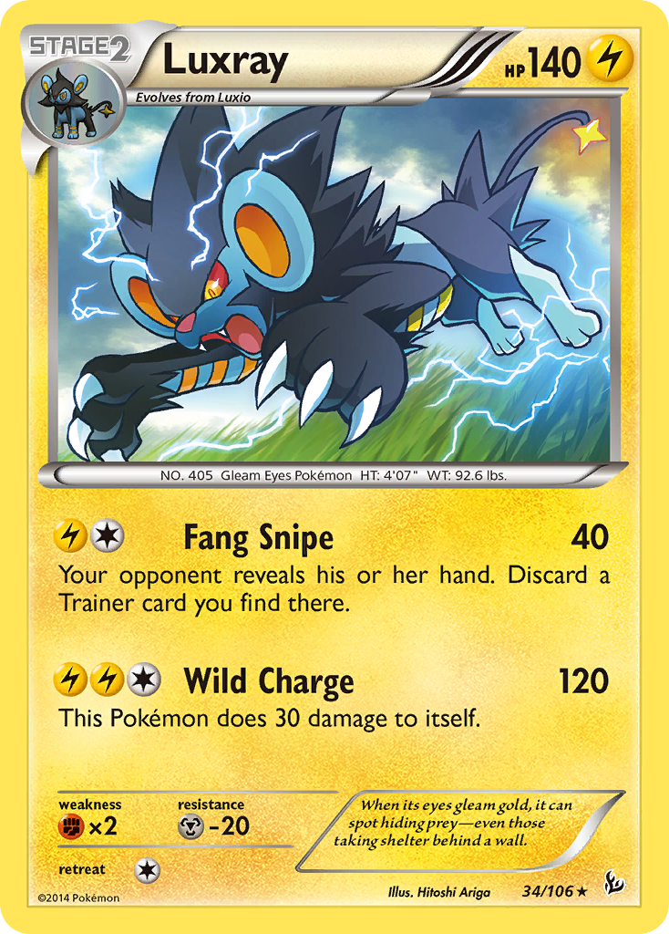 Luxray - Flashfire SET-34
