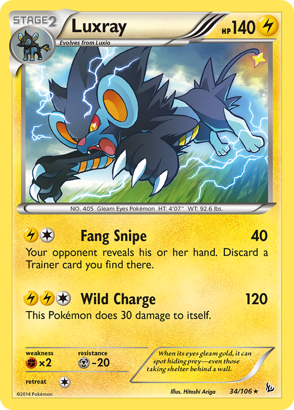 Luxray - Flashfire SET-34