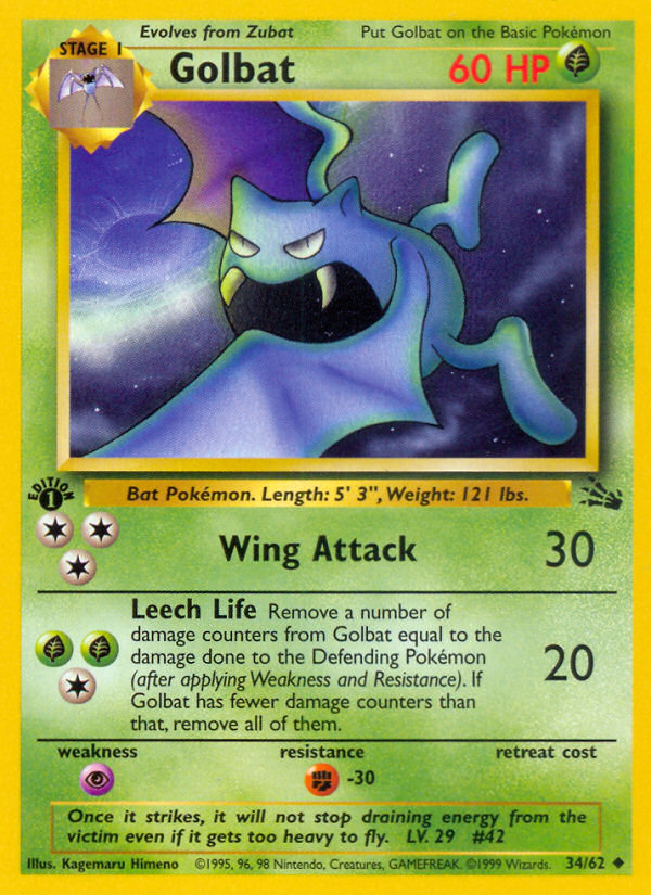 Golbat - Fossil SET-34