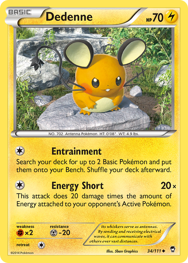 Dedenne - Furious Fists SET-34