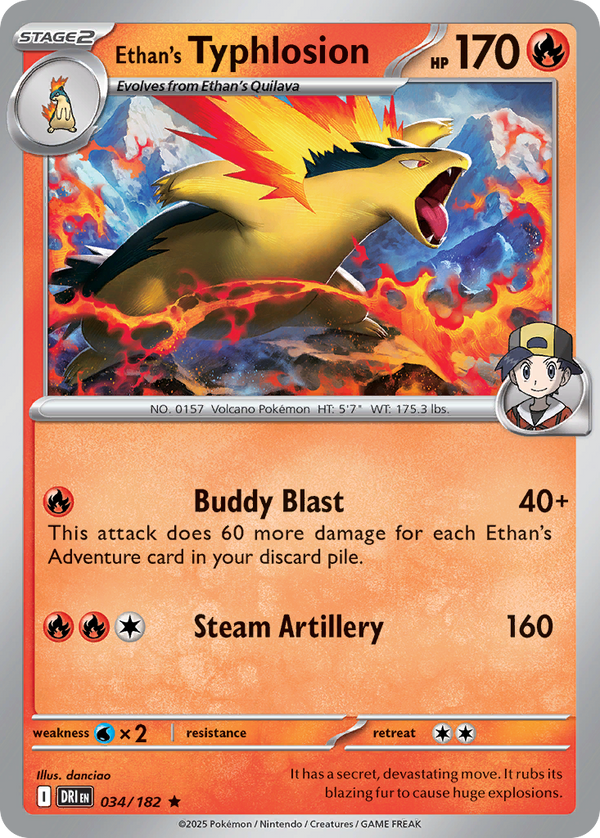 Ethan's Typhlosion - Destined Rivals SET-34