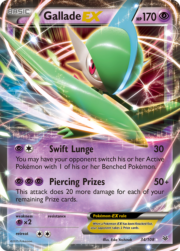 Gallade-EX - Roaring Skies SET-34