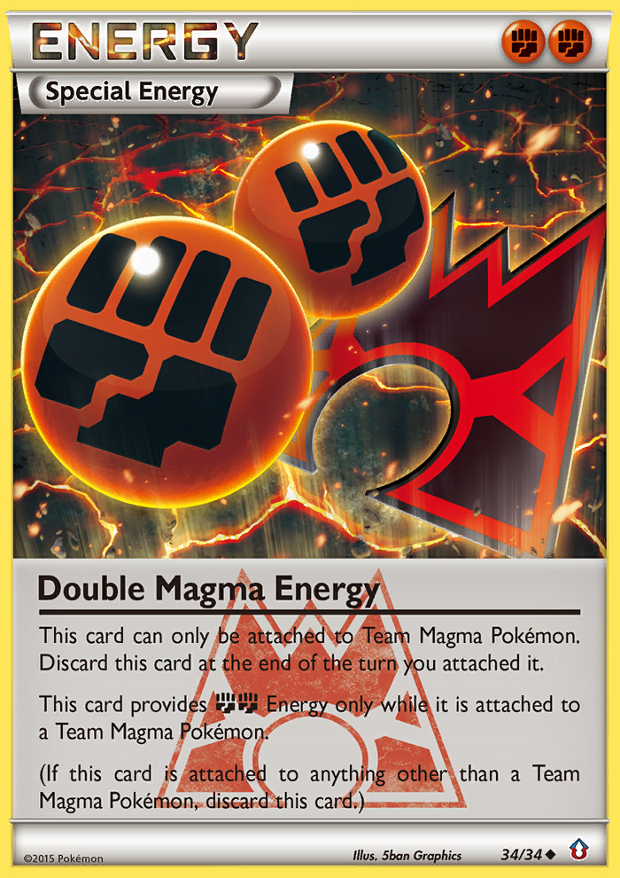 Double Magma Energy - Double Crisis SET-34