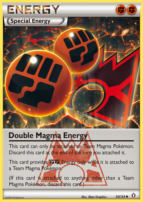 Double Magma Energy - Double Crisis SET-34