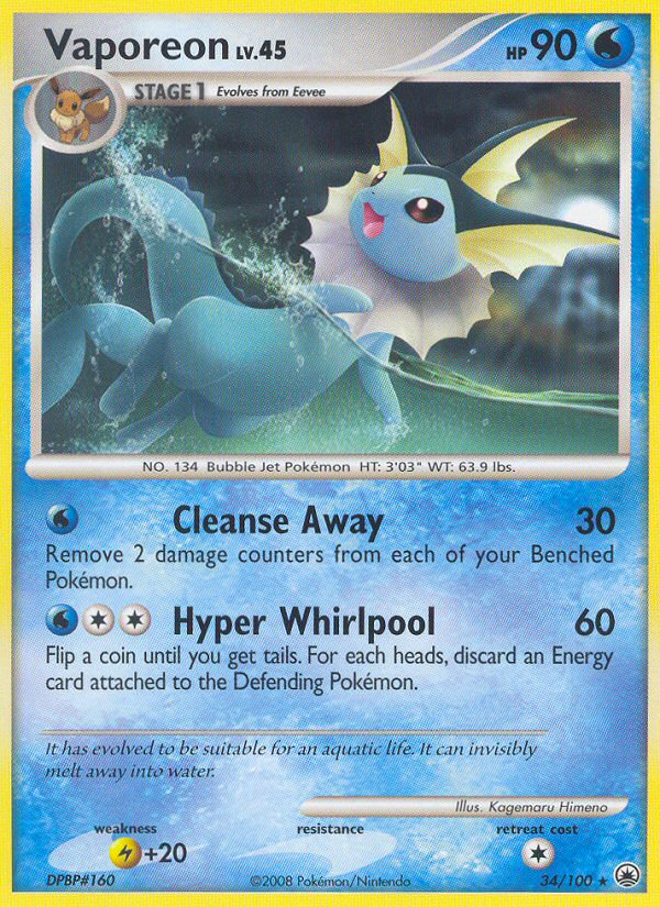 Vaporeon - Majestic Dawn SET-34