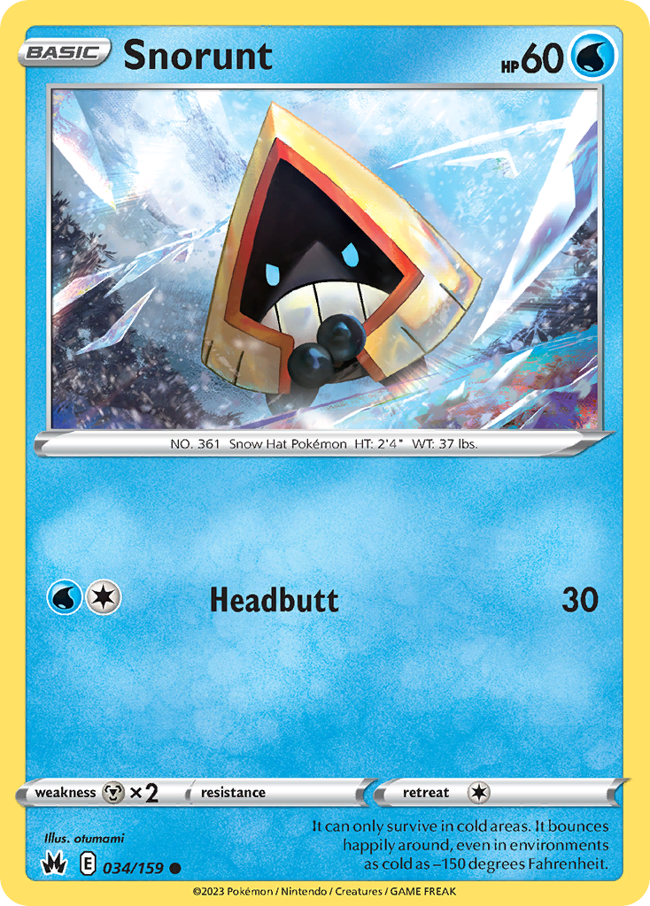 Snorunt - Crown Zenith SET-34