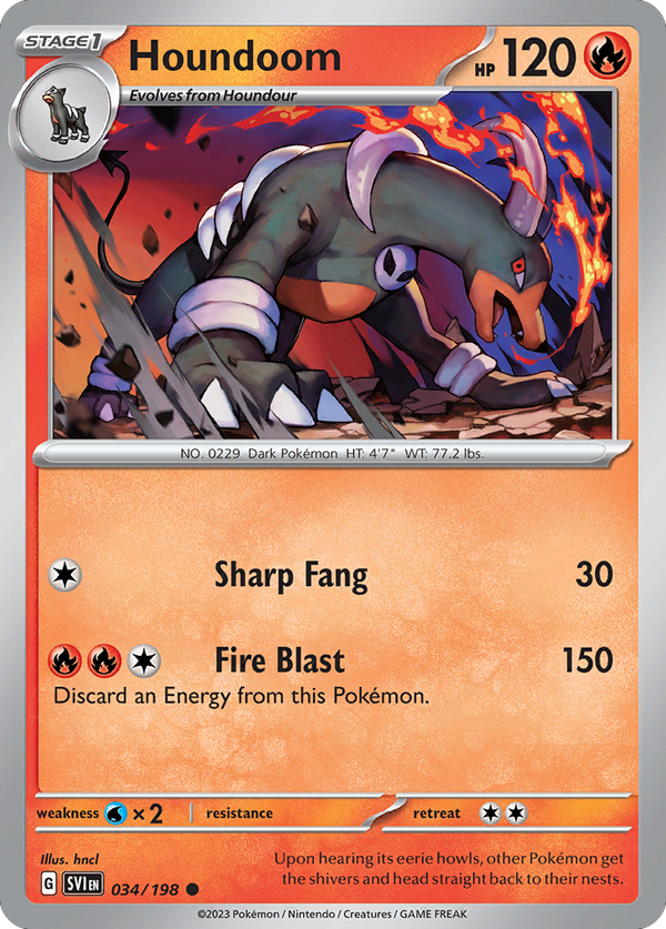Houndoom - Scarlet & Violet SET-34