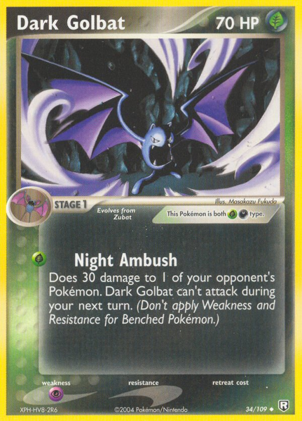 Dark Golbat - Team Rocket Returns SET-34