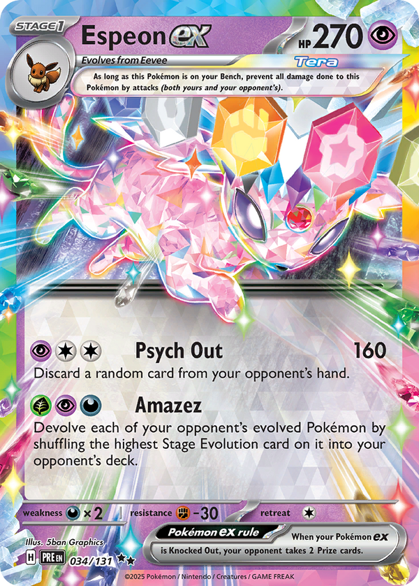 Espeon EX - Prismatic Evolutions SET-34