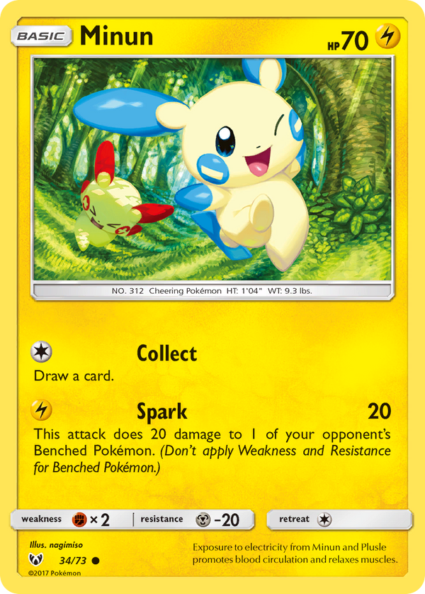 Minun - Shining Legends SET-34